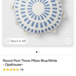 Opalhouse Round Throw Pillow
